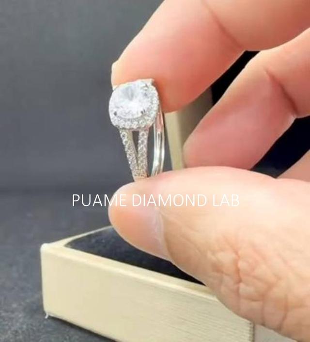 แหวนเพชรประดับด้วยเพชรแท้ธรรมชาติ น้ำงาม เปล่งประกายสะท้อนความมั่นใจในทุกโอกาสที่ปุอามี่ Diamond Lap Rama2 (095-8894732) รูปที่ 2