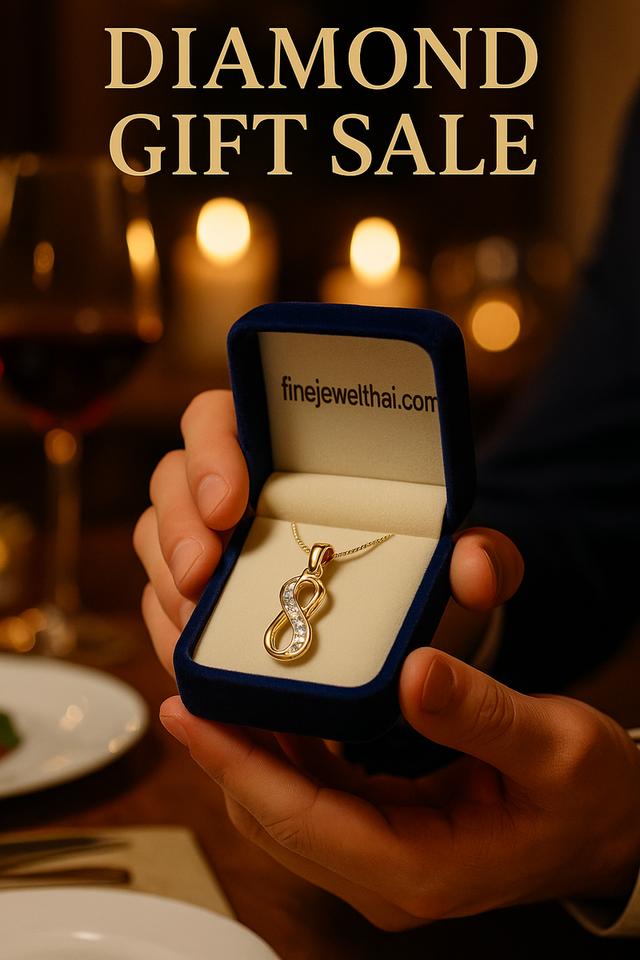 Finejewelthai จี้อินฟินิตี้ เพชรแท้ เพชรพรีเมี่ยม ราคาพิเศษ