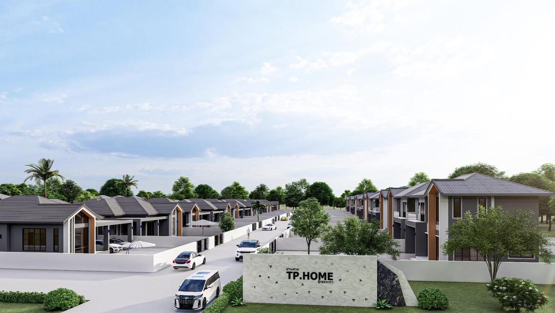 🏡โคงการบ้านจัดสรรจังหวัดชัยภูมิ🏡 - โครงการบ้านจัดสรร TP.HOME @ช่อระกา บ้านเดี่ยวดีไซต์ใหม่ สไตล์นอร์ดิก (nordic) เนื้อที่ใช้สอย 120ตารางวา 3