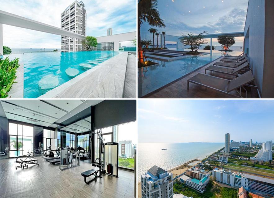 Aeras Beachfront Condo Jomtien Pattaya ห้องมุม 48 ตารางเมตร 2 ห้องนอนใหญ่ วิวทะเล ตกแต่งครบ 11