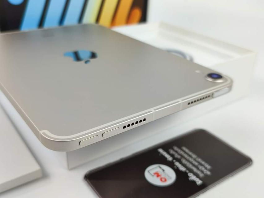 ขาย/แลก iPad mini6 64GB Starlight (Wifi+Cellular)  ศูนย์ไทย ประกันศูนย์ สวยมาก แท้ ครบยกกล่อง เพียง 19,900 บาท  2