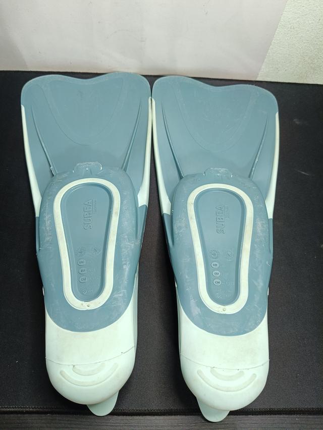 ตีนกบดำน้ำตื้น Subea สีฟ้ามิ้นท์ ไซส์ EU 36/37 Made in Italy รูปที่ 4