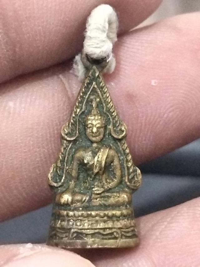 พระพุทธชินราช กริ่งเล็ก (กริ่งน้อย) เนื้อทองผสม หล่อโบราณ ปี 2500-2505 กริ่งในตัวดังชัด สภาพแชมป์ผิวหิ้ง