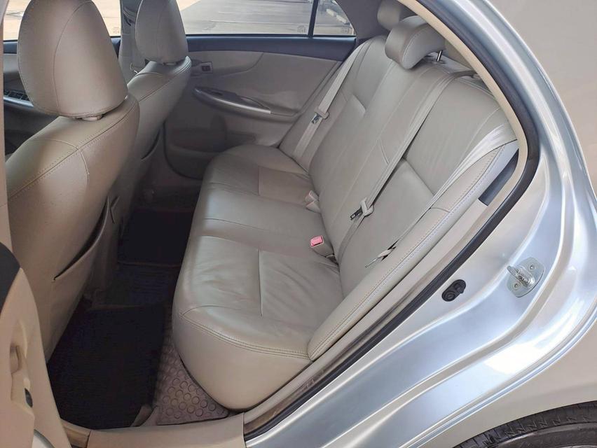 TOYOTA ALTIS 1.6 E CNG โรงงาน ปี2011 สีเทา รถมือเดียวจากป้ายแดง เข้าศูนย์ตลอด 13