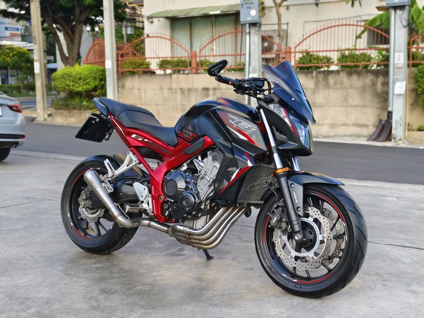 Honda cb650f ปี2016 สวยเครื่องดี พร้อมใช้ เอกสารครบโอน ดูรถ.กะปิ กทม. โทร.0945607070บาง