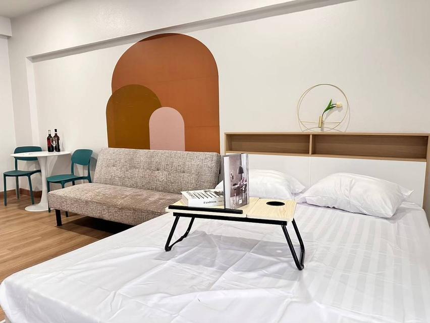 🛋️ คอนโดให้เช่า เข้าอยู่ได้ทันที ให้เช่าคอนโดมิเนียม 1 ห้องนอน  1 ห้องน้ำ 6,500 บาท/เดือน รวมค่าส่วนกลางแล้วนะ 1