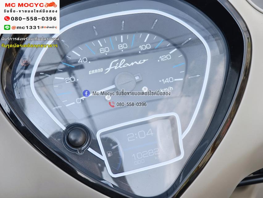Grand Filano Hybrid รุ่นTOP ABS 2022 เลขไมล์10000โล รถบ้านแท้มือเดียว กุญแจบุคเซอวิสครบ NO1298 6