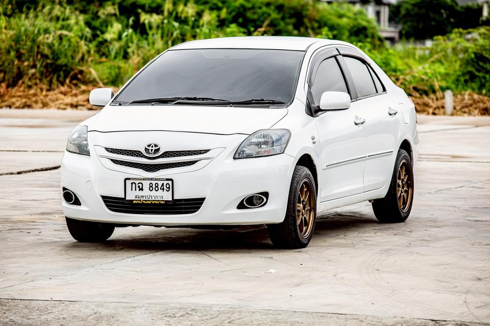 Toyota Vios 1.5E ปี 2009 เกียร์ออโต้ สีขาว  