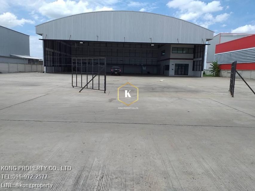 ให้เช่าโกดัง บางเลน นคปฐม พื้นที่ 1819 ตรม ห้องพักคนงาน 6 ห้อง 1