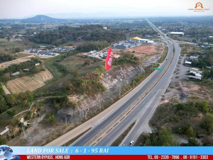 ขายที่ดินสวยเนินดอย พื้นที่ 6-1-95 ไร่ วิวภูเขา 360° ติดถนนบายพาสตะวันออก ฮ่องฮ้อ อ.เมืองเชียงราย 8