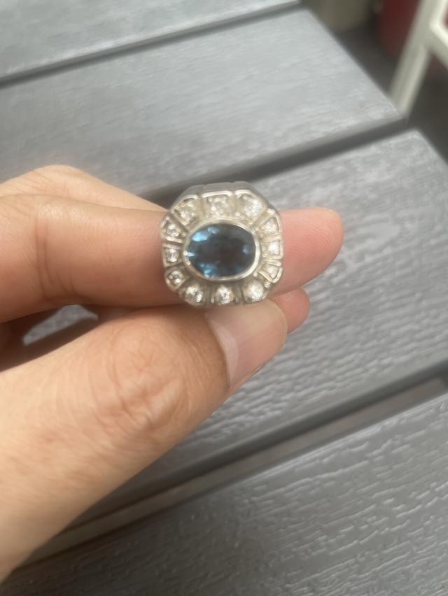 แหวนเงินแท้พลอยแท้