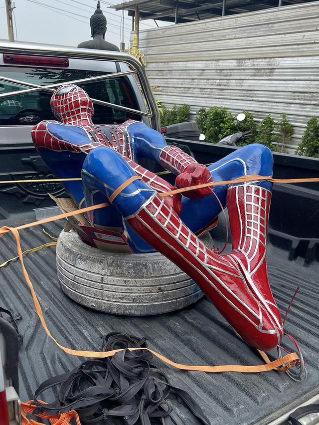 สไปเดอร์แมน หุ่นแขวนโชว์สไปเดอร์แมน ฮีโร่สไปเดอร์แมน ขนาดเท่าคนจริง รูปปั้นหุ่นสไปเดอร์แมน รูปที่ 2