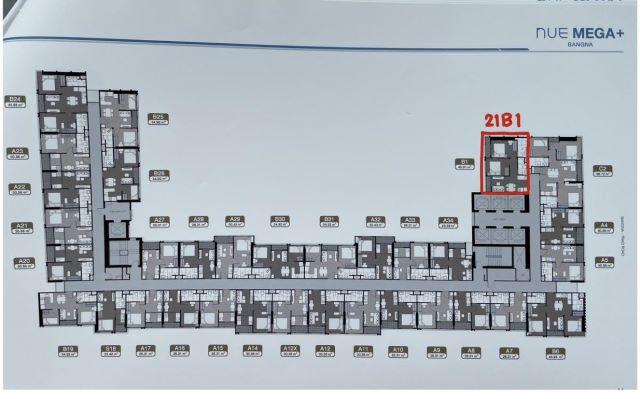CM04186 ขายดาวน์ คอนโด นิว เมกา พลัส บางนา NUE Mega Plus Bangna ถนนบางนา-ตราด  5