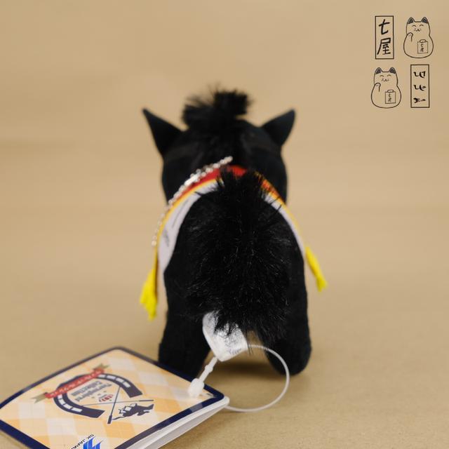 พวงกุญแจ ตุ๊กตา ม้าอ้วน เอชิน แฟลช 🏇 No.1 Eishin Flash・SK Japan・Thoroughbred Collection・Vol.2・Horse Racing Keychain・ปุจิมัสคอต 2 ~ Mascot・13 cm 🖤 รูปที่ 4