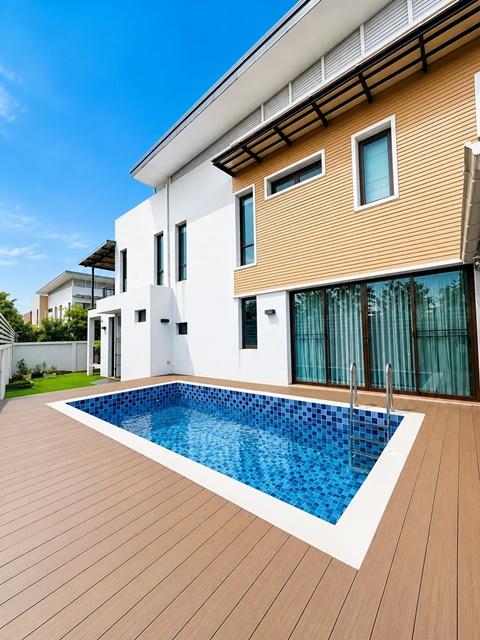 261022ayanura ให้เช่า บ้าน ใกล้ Zanook Wake Park 25นาที สาทร 16กม. 2ชั้น บ้านเดี่ยวหรู Pool Villa 2 ชั้น เพชรเกษม 69 5-6 2