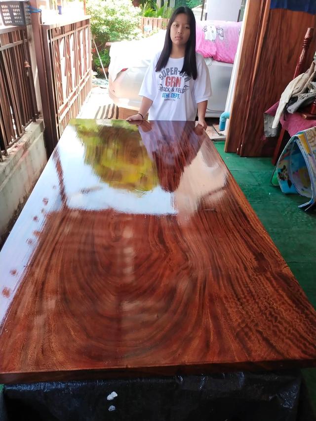 ไม้แผ่นเดียว ไม้แท้ 100cmx200cm หนา 5 cm รูปที่ 10