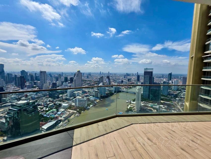 FOR SALE - THE EXTRAORDINARY PENTHOUSE The Residences at Mandarin Oriental, Bangkok 386.85 SQ.M.  3 BEDROOMS  50TH FLOOR  PANORAMIC CHAO PHRAYA VIEWS 17