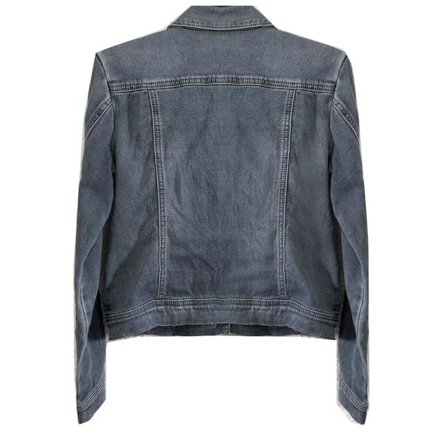 ยีนส์ยืด สียีนส์หม่น ๆ สวยแปลกตามาก มีกระเป๋าอก ผ้านุ่มใส่สบาย พร้อมส่ง 2