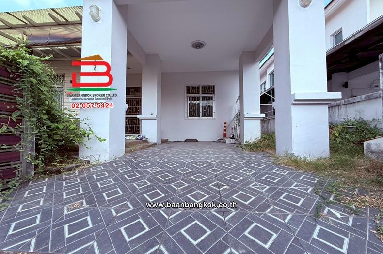 บ้านเดี่ยว เนื้อที่ 54 ตร.ว. หมู่บ้านบ้านธรรมชาติ 2 (ซอย 4) (ไทรม้า ซอย 11) ถนนรัตนาธิเบศร์ ตำบลไทรม้า อำเภอเมืองนนทบุรี นนทบุรี 4