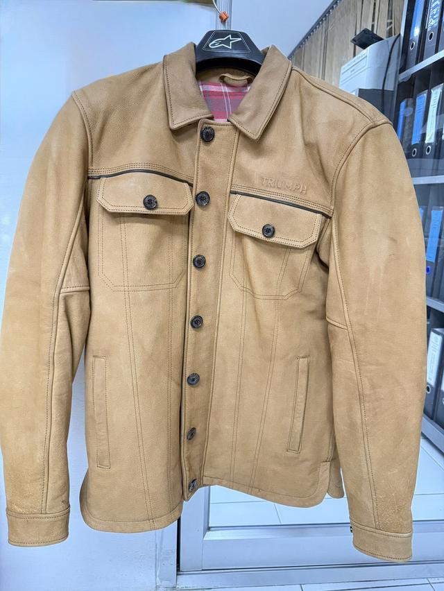 เสื้อการ์ดหนัง Triumph Shirket ของแท้