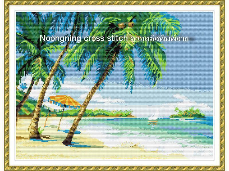 ร้าน Noongning Cross stitch ครอสติสพิมพ์ลาย จำหน่ายอุปกรณ์ครอสติส ภาพติดเพชร1587 13