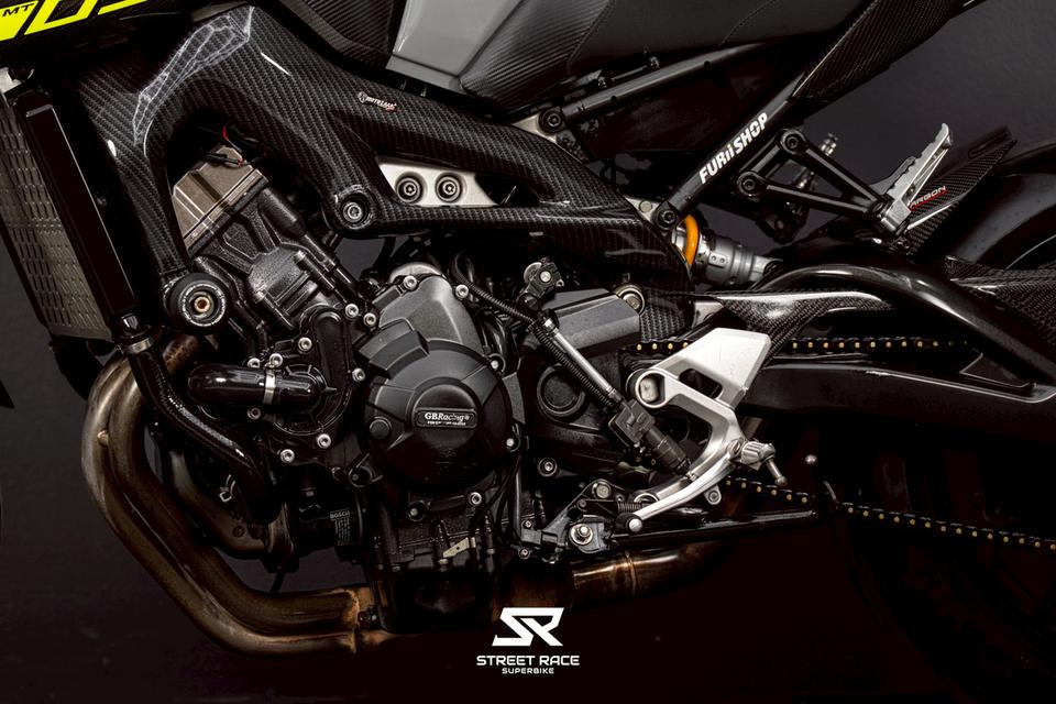 2016 Yamaha 🔥 mt-09 ปี 2016 🔥 สีเทาสุดเข้ม คาร์บอนแน่น ของแต่งจัดเต็ม พร้อมซิ่ง 😈🏍️ รูปที่ 2