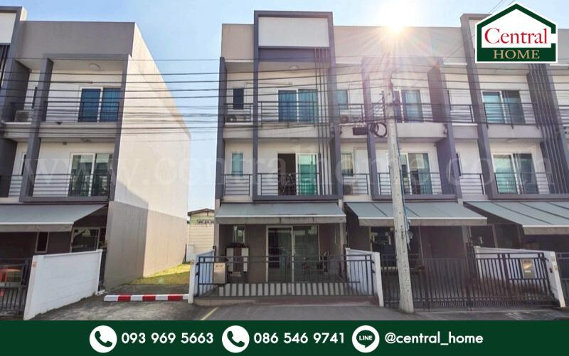ทาวน์โฮม 3 ชั้น บ้านกลางเมือง สวนหลวง หลังริม ราคาถูกที่สุดในโครงการ รูปย่อยที่ 1
