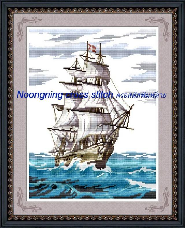 ร้าน Noongning Cross stitch ครอสติสพิมพ์ลาย จำหน่ายอุปกรณ์ครอสติส ภาพติดเพชร1909 5