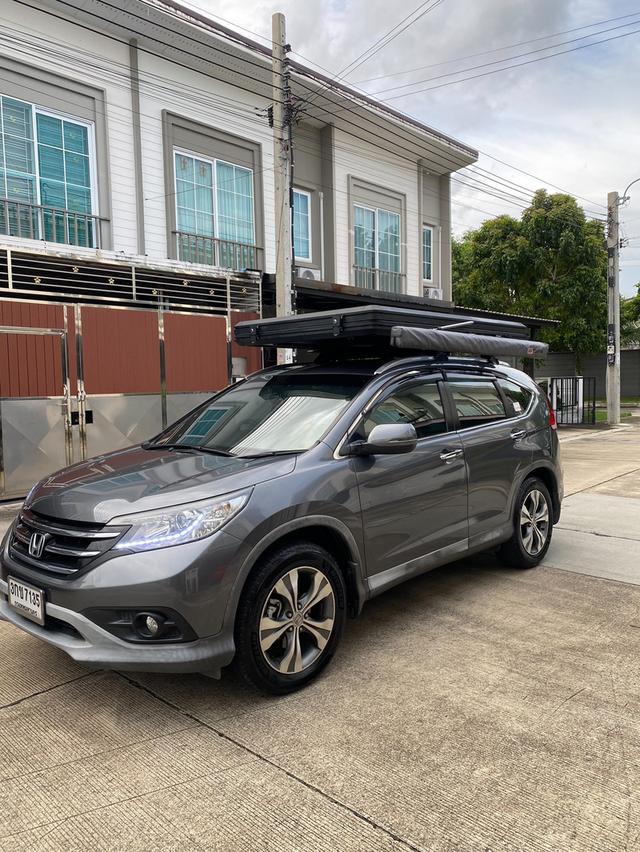 ขาย Honda CRV 2.4 EL ขับ4 ตัว Top สุด เกียร์ออโต้ สีเทา ปี 2014 - จอ DVD Navi รุ่นใหม่ ดูหนังฟังเพลง ผ่าน YouTube ดูทีวี - ปุ่ม Push Start
