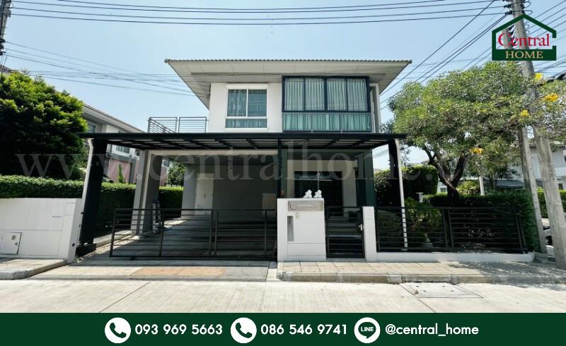 บ้านเดี่ยว ฮาบิเทีย บอนด์ ราชพฤกษ์ หลังมุม ต่อเติมครบ พร้อมอยู่ 1