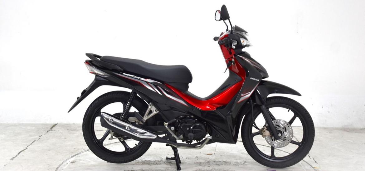 Honda Wave 110i สีดำ/แดง 2