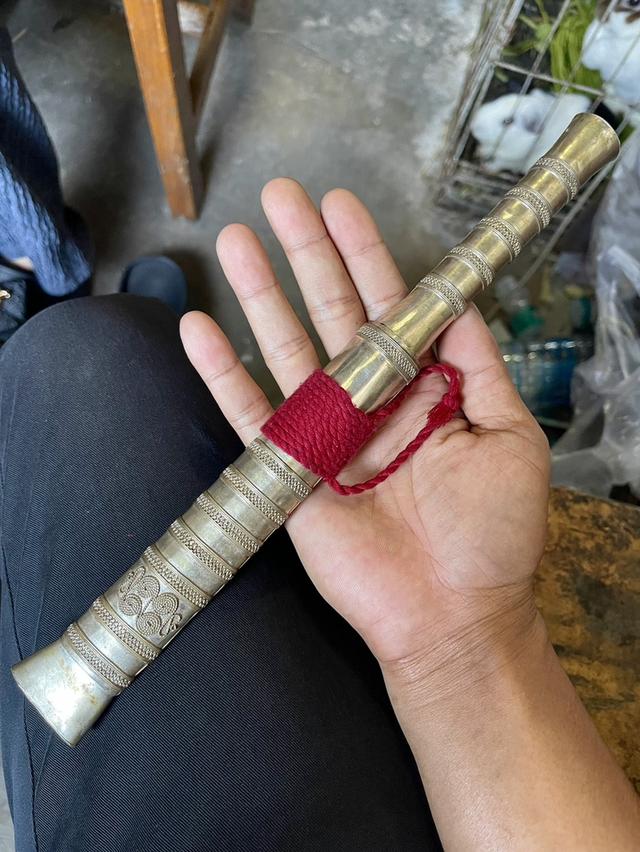 มีดหลูบเงินโบราณล้านนา ครูบาเทวฤทธิ์ มีดซุยอุ่ม มีดหมอล้านนา ตำราพระเจ้านั่งข่ม 3