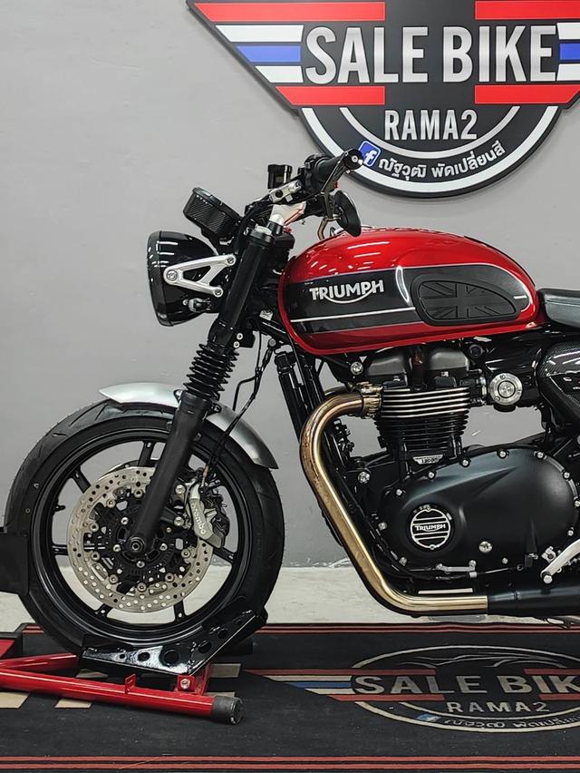 Triumph Speed Twin 1200 ปี 2021 abs รถมือเดียว ไมล์น้อยหลักพันกิโล รูปที่ 7