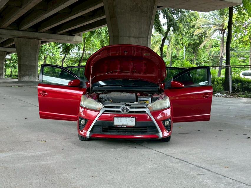 ขายรถ Toyota Yaris 1.2E ปี 2014 สีแดง เกียร์ออโต้ 15
