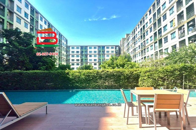 คอนโดมิเนียม เนื้อที่ 22.64 ตร.ม. โครงการ ลุมพินี วิลล์ พระนั่งเกล้า-ริเวอร์วิว : Lumpini Ville Pranangklao-Riverview (ซอยบ้านไทรม้า) ถนนรัตนาธิเบศร์ 2