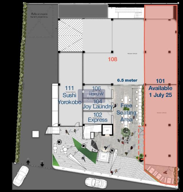 ให้เช่า “Rare Item! พื้นที่ติดถนน ทองหล่อ 10 พร้อมเปิด 24 ชม.” 7