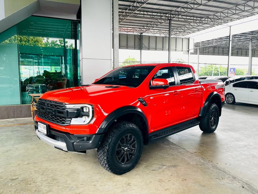 Ford Ranger Raptor V6 3.0 Twin Turbo 4WD ปี 2022จด2023 สีส้ม