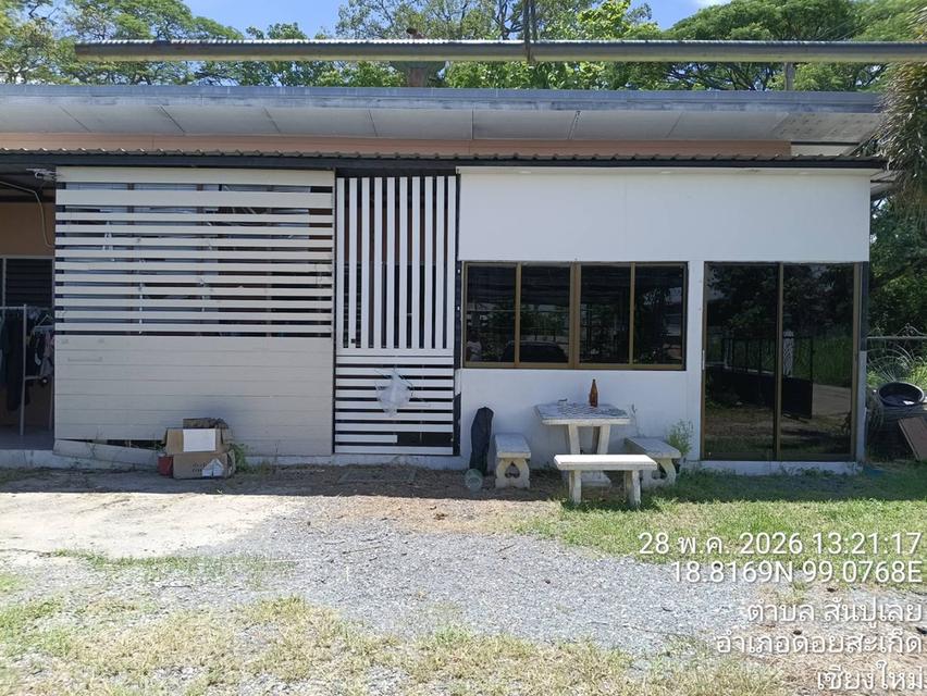 ขายที่ดิน 100 ตรว.+ห้องพัก 4ห้อง และโกดังเก็บของขนาด 6x6เมตร 4