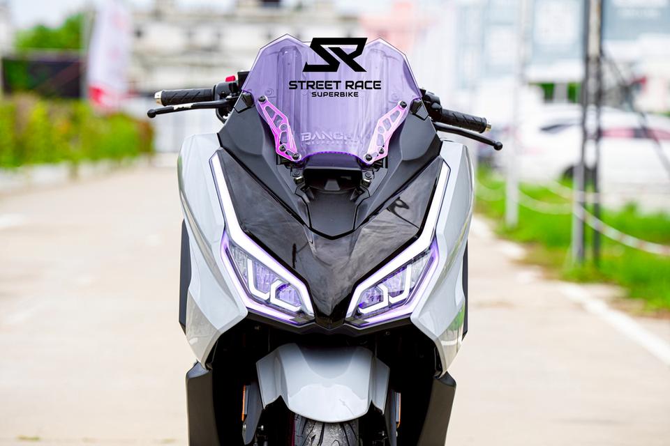 2024 Honda forza 350 rs ปี 2024 แต่งเต็มล้นคัน! 🔥 💥 ท่อ akrapovic / ไฟหรี่ bm + ไฟเลี้ยวในตัว เปลี่ยนสีได้ / ล้อสี powder coat 8