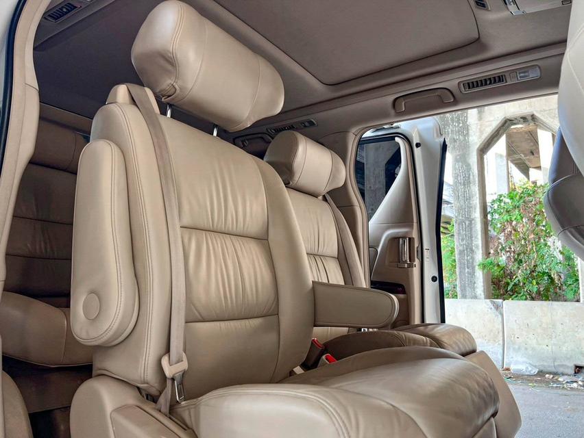 Toyota Alphard 2.4V ปี 2010 โฉม ปี 08-14 เครื่องเบนซิน เกียร์ Auto สีขาว ไมล์แท้เพียง 222,763 km. 11