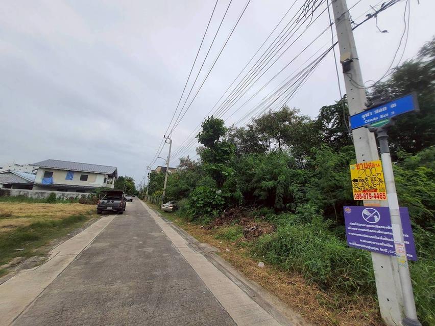 Vายด่วน ที่ดินใกล้โรบินสันศรีสมาน 200 ตารางวา ติดถนนคอนกรีตสาธารณะ ถมแล้ว ซอย จุฬา 3 อ.ปากเกร็ด จ.นนทบุรี 1