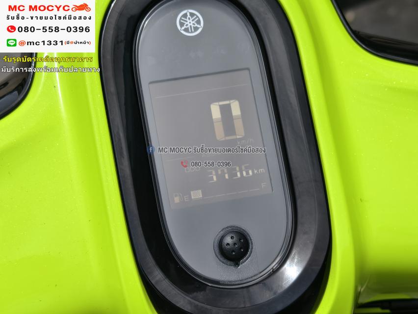 Fazzio 125 2022 วิ่ง3000โล รุ่นTop กุญแจรีโมท บุคเซอวิสครบ มีระบบYconnect NO1121 6