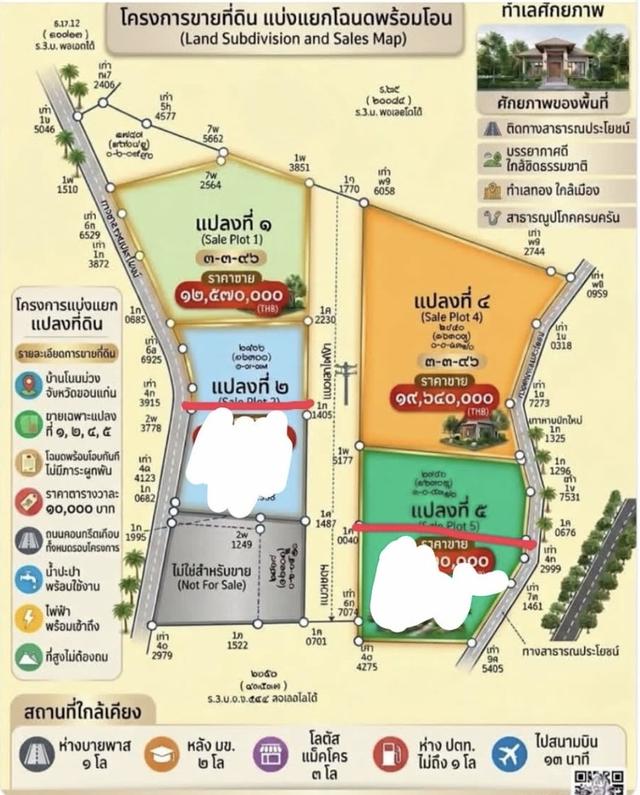 ที่ดินว่างเปล่าใกล้ ม.ขอนแก่น 6