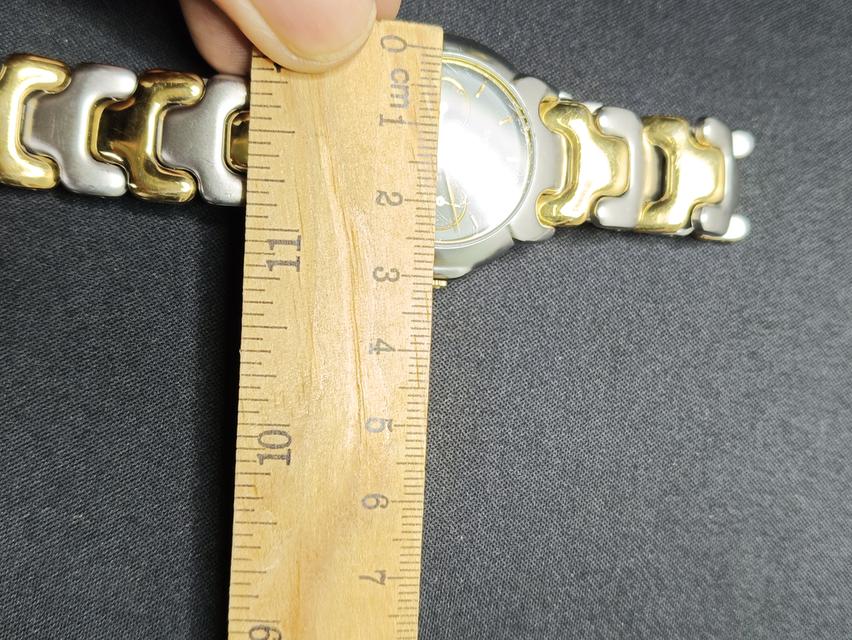 นาฬิกาข้อมือมือสอง Charles Vögele CV-7246 สองกษัตริย์ หน้าปัดเทา Quartz วินเทจ รูปที่ 11