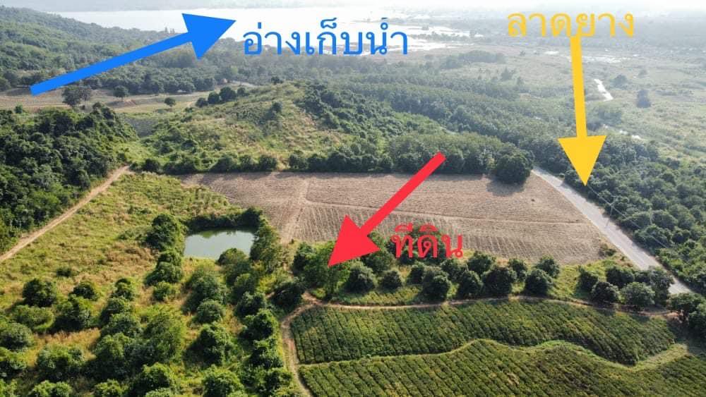 ที่ดินติดวิวเขา ใกล้อ่างเก็บน้ำ เหมาะทำบ้านสวนหรือลงทุน  8