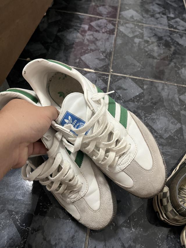 Adidas samba og white green   6