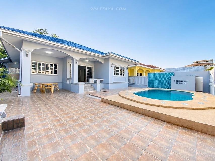 3-Bedroom Pool Villa for Rent in View Point JomtienSingle-storey detached house with private pool and spacious parking. Located in View Point Jomtien 1