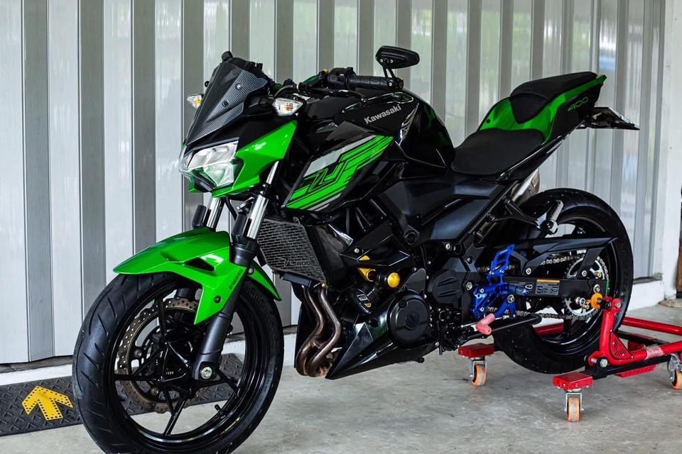 Kawasaki Z400 สีเขียว ปี 2019 5