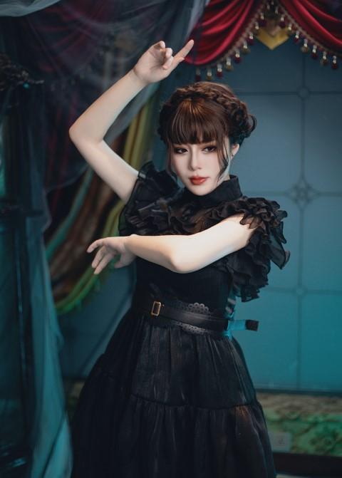 เดรสดำ คอสเพลย์ฮาโลวีน รูปย่อยที่ 3