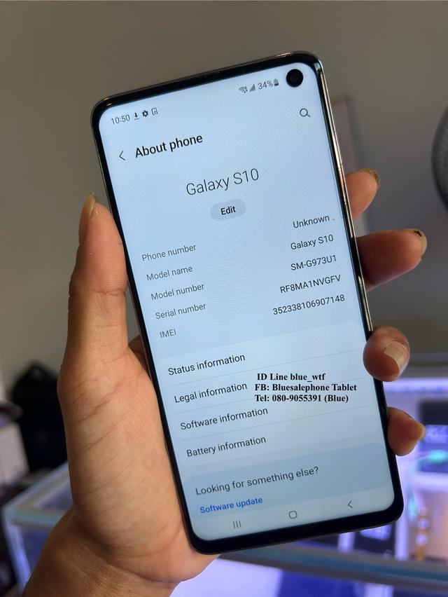Samsung S10 จอAmoled 6.1นิ้ว ภาพสีสวย Rom128 Ram8 โหลดได้ทุกแอพ ใช้งานปกติหมด ได้ทุกซิม สภาพสวย รูปที่ 5